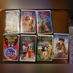 7 Disney VHS Tapes